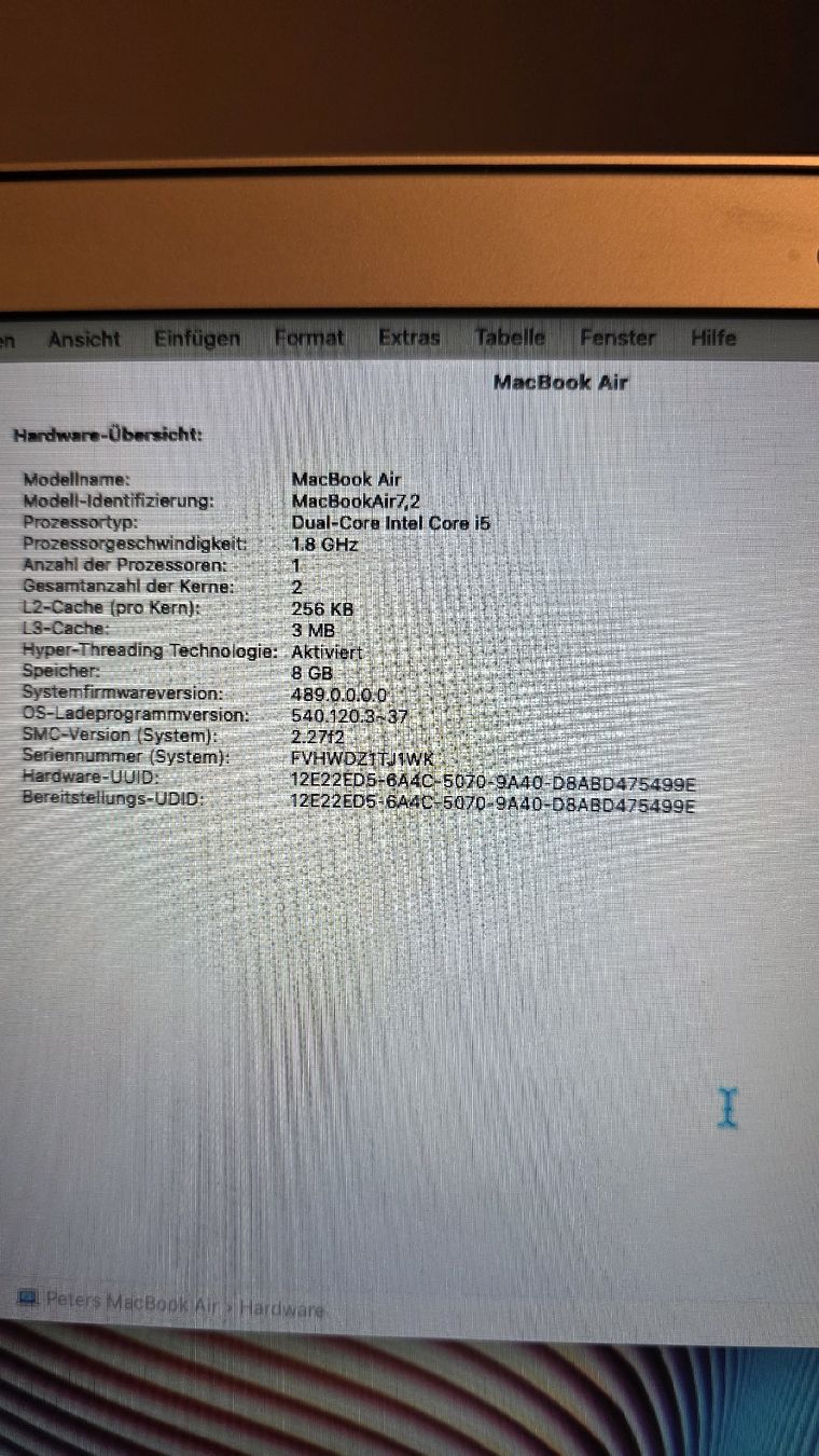 Apple Portables: Laptop Macbook Air 2017 – D'occasion à Olten par pesche_164 7