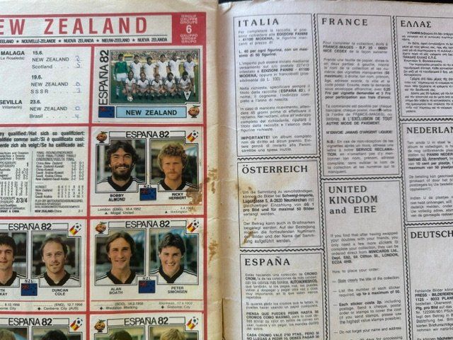 Panini Alben: ESPANA 82  es FEHLEN  5  STICKER – Gebraucht aus Arth von FOCUS2022 7
