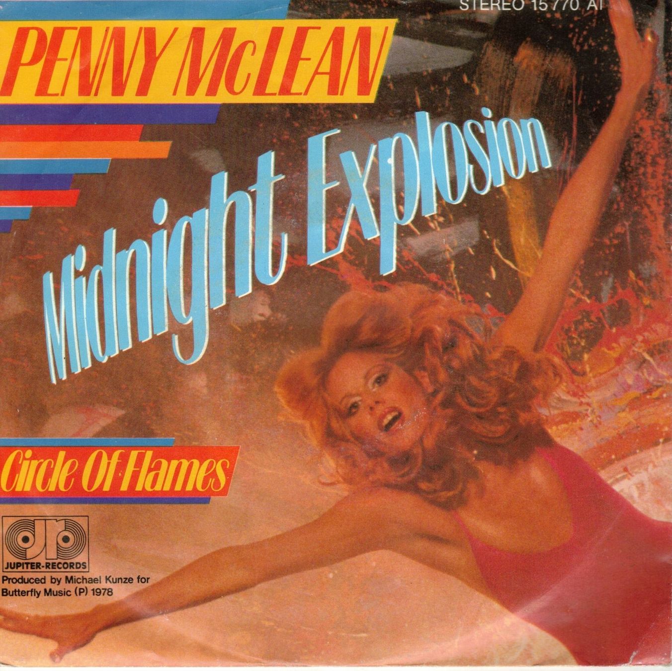Dischi in vinile: Penny McLean  --  Midnight explosion  Single7 – Usato da Rheinau venduto da thealbum