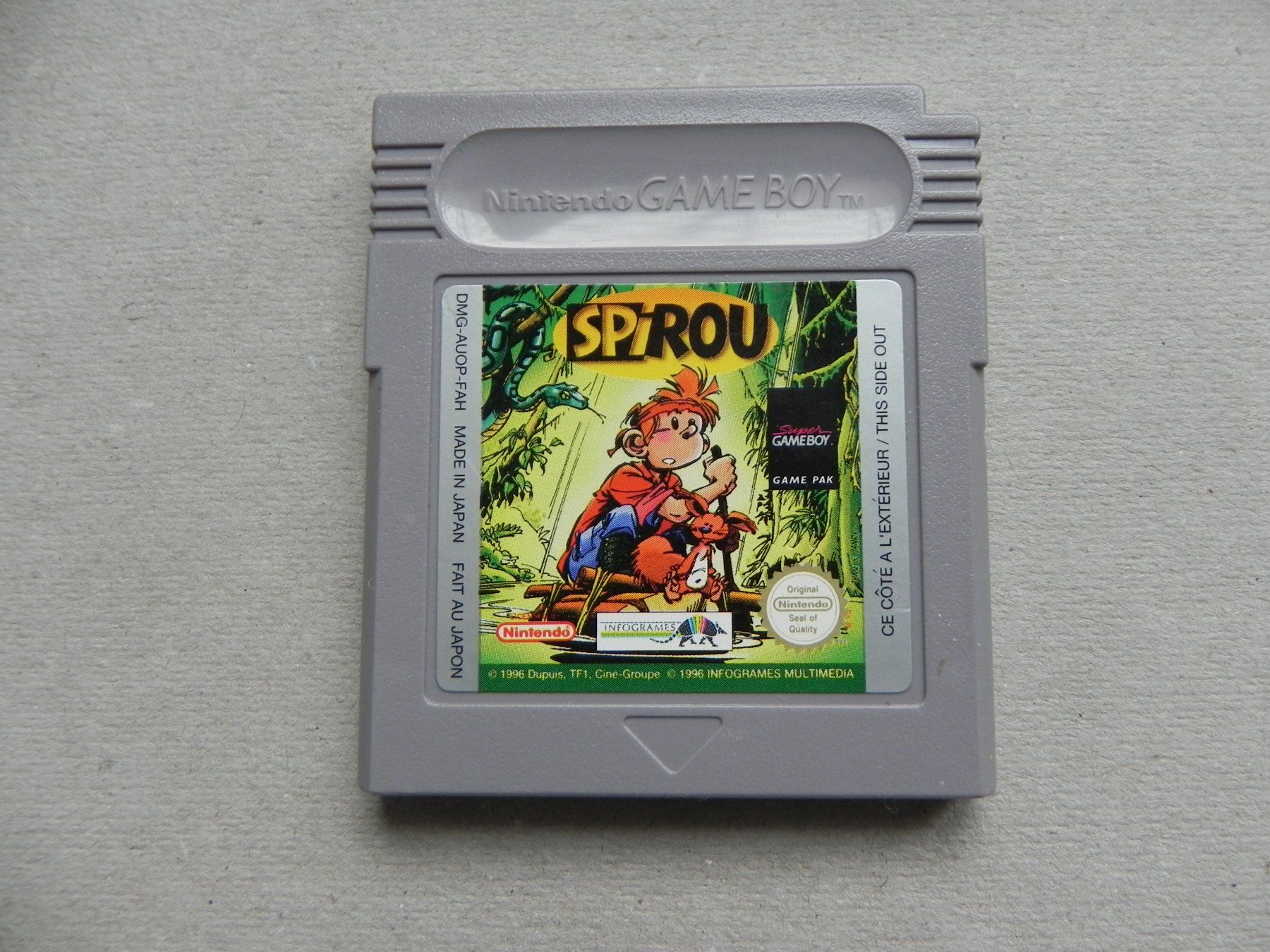 Nintendo Giochi: Nintendo Gameboy Game Boy Kult Comic Spiel Spirou – Usato da Siebnen venduto da krimsie