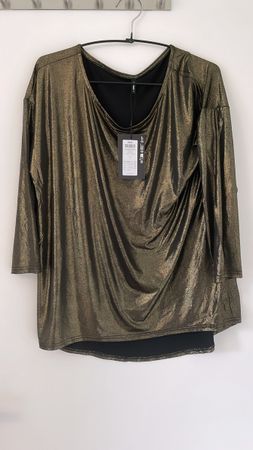 Pullover Shine, gold, Grösse M