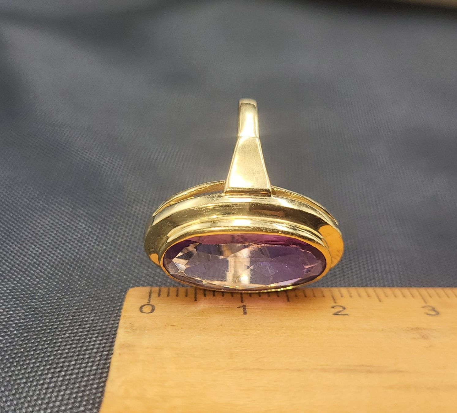 Anelli: 18 Karat 750 Gold Ring Mit Amethyst – Usato da Wald ZH venduto da Dasilver 3