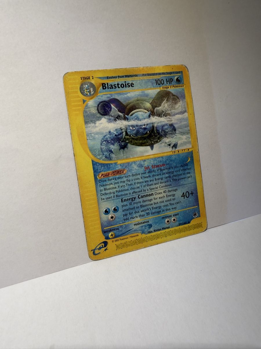 Pokémon Carte collezionabili: Blastoise 37/165 Pokemon Expedition 2002 LP – Usato da Lugano venduto da ktm_7jr7 2