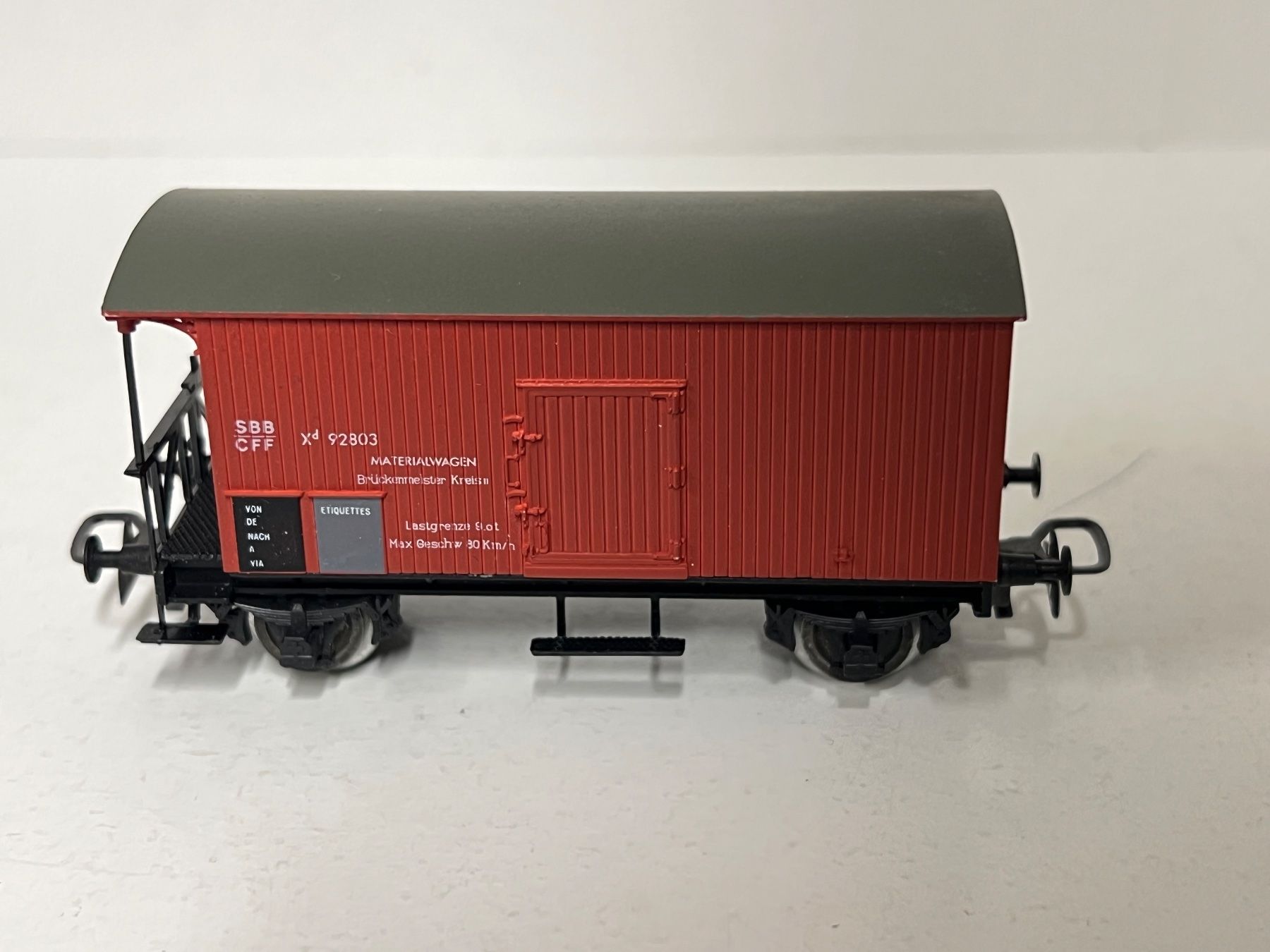 Modelleisenbahnen: Ruco MATERIALWAGEN SBB  H0 DC – Gebraucht aus Neuenhof von ludovicco 1