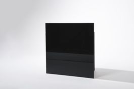 3er Set schwarz glänzende Magnetwände zum Aufhängen