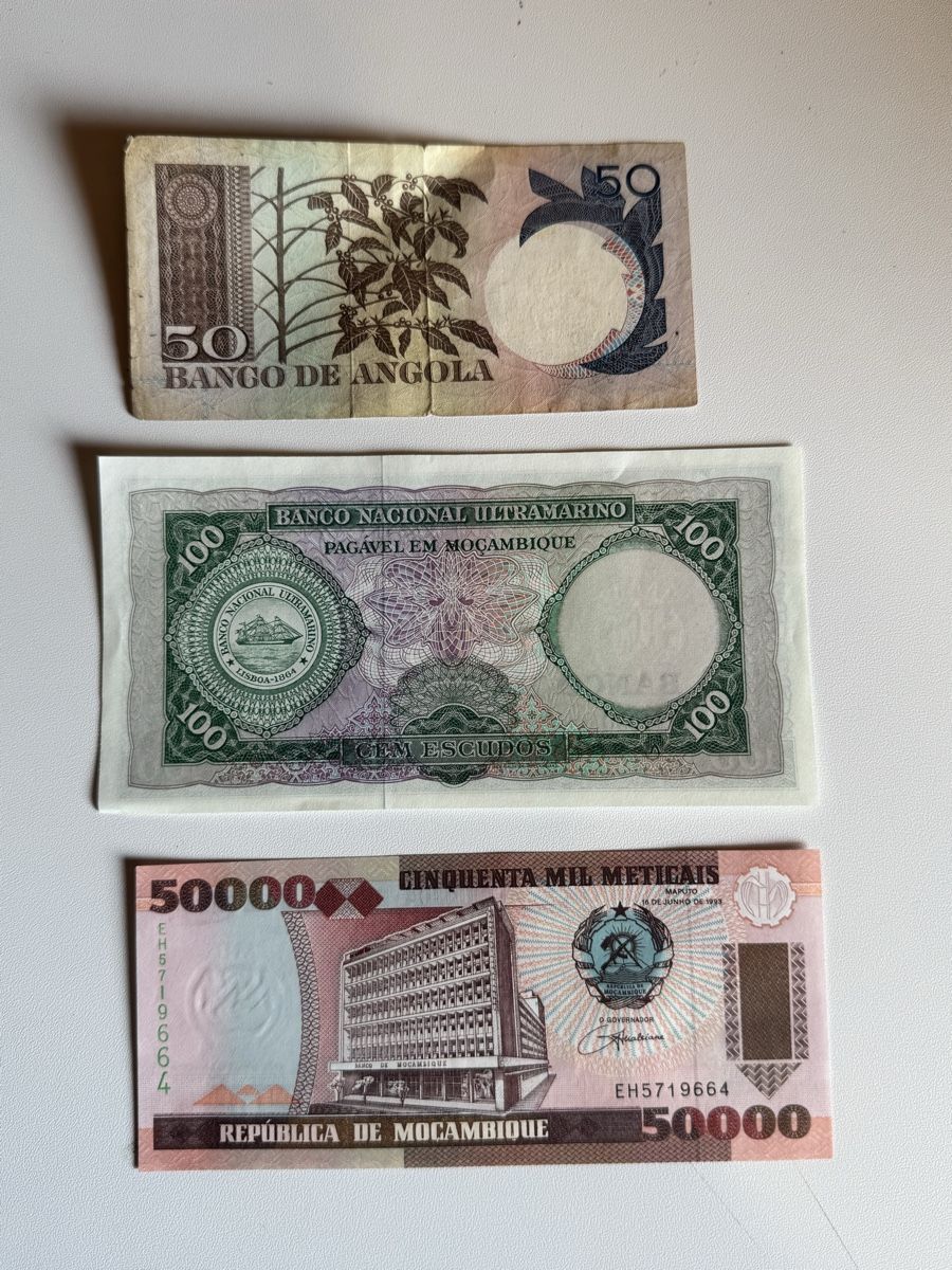 Billets de banque: Moçambique & Angola noten    – D'occasion à Ilanz par tai_q2yd 1