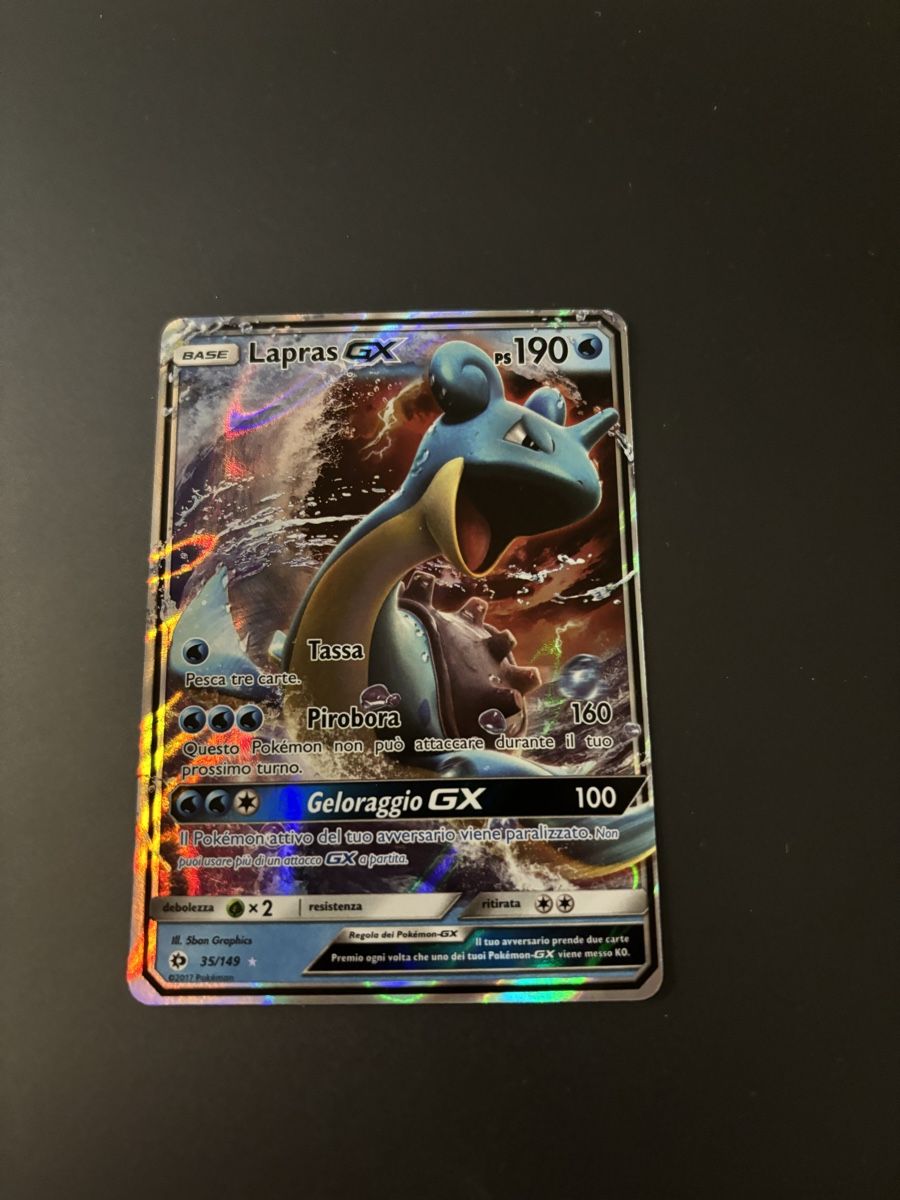 Pokémon Carte collezionabili: Lapras GX - Pokemon - Rare - Perfect Condition – Nuovo (secondo la descrizione) da Bellinzona venduto da Cook_ 4