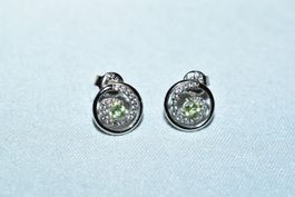 Ohrstecker mit Peridot (Chrysolith), neu