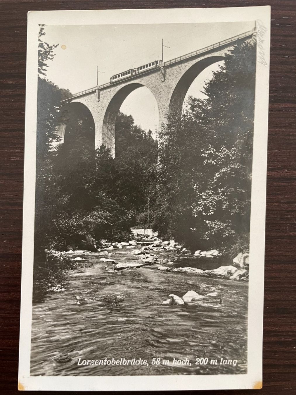 Cartoline postali: BAAR / MENZINGEN 4 Ansichtskarten Lorzentobelbrücke – Usato da Wald ZH venduto da TLILEF 3