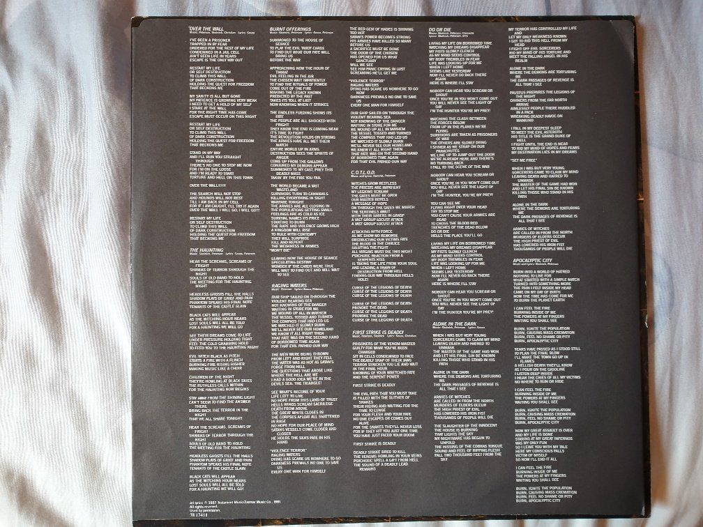 Dischi in vinile: Testament – The Legacy - Original Canada 1987 – Usato da Brittnau venduto da Zibu 4
