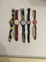 Lot 5 montres Swatch vintage