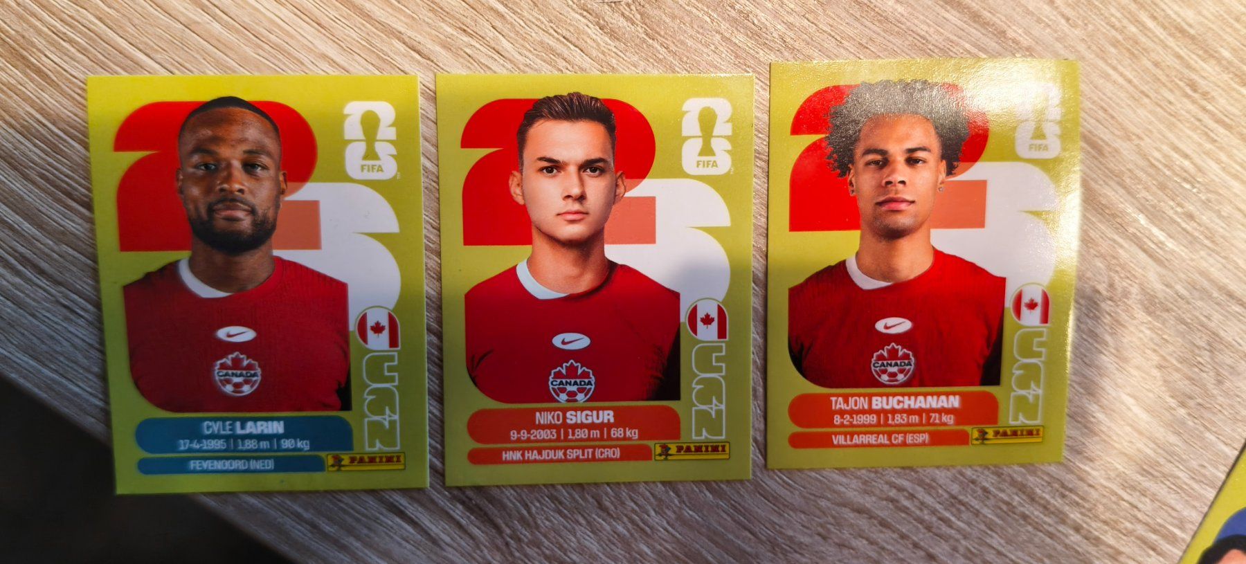 Panini Sammelbilder & Trading cards: FIFA World Cup 2026 / CAN 16, 17 et 19 – Neu (gemäss Beschreibung) aus Plan-les-Ouates von col_vq9g