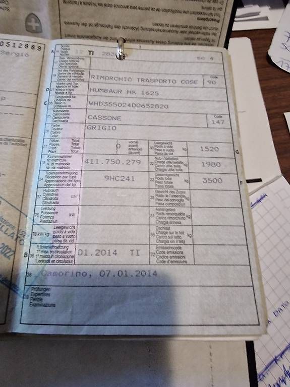 Rimorchi: Rimorchio Humbaur HK 162 chiuso – Usato da Cadenazzo venduto da LuismacchineSagl 6