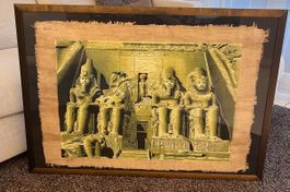 Gerahmtes Papyrus Bild top Zustand