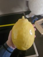 Deko Keramik Zitrone