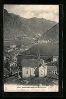 Andermatt, Ortsansicht gegen die Schöll