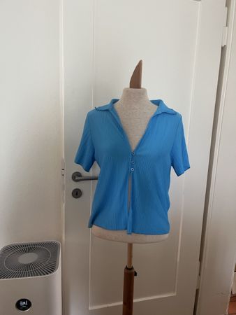 Sommerliche, blaues Top, Grösse 36/S