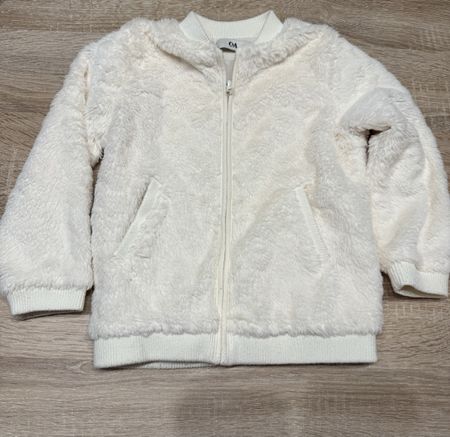 C&A Teddy Jacke, Winterjacke, Gr. 104, creme