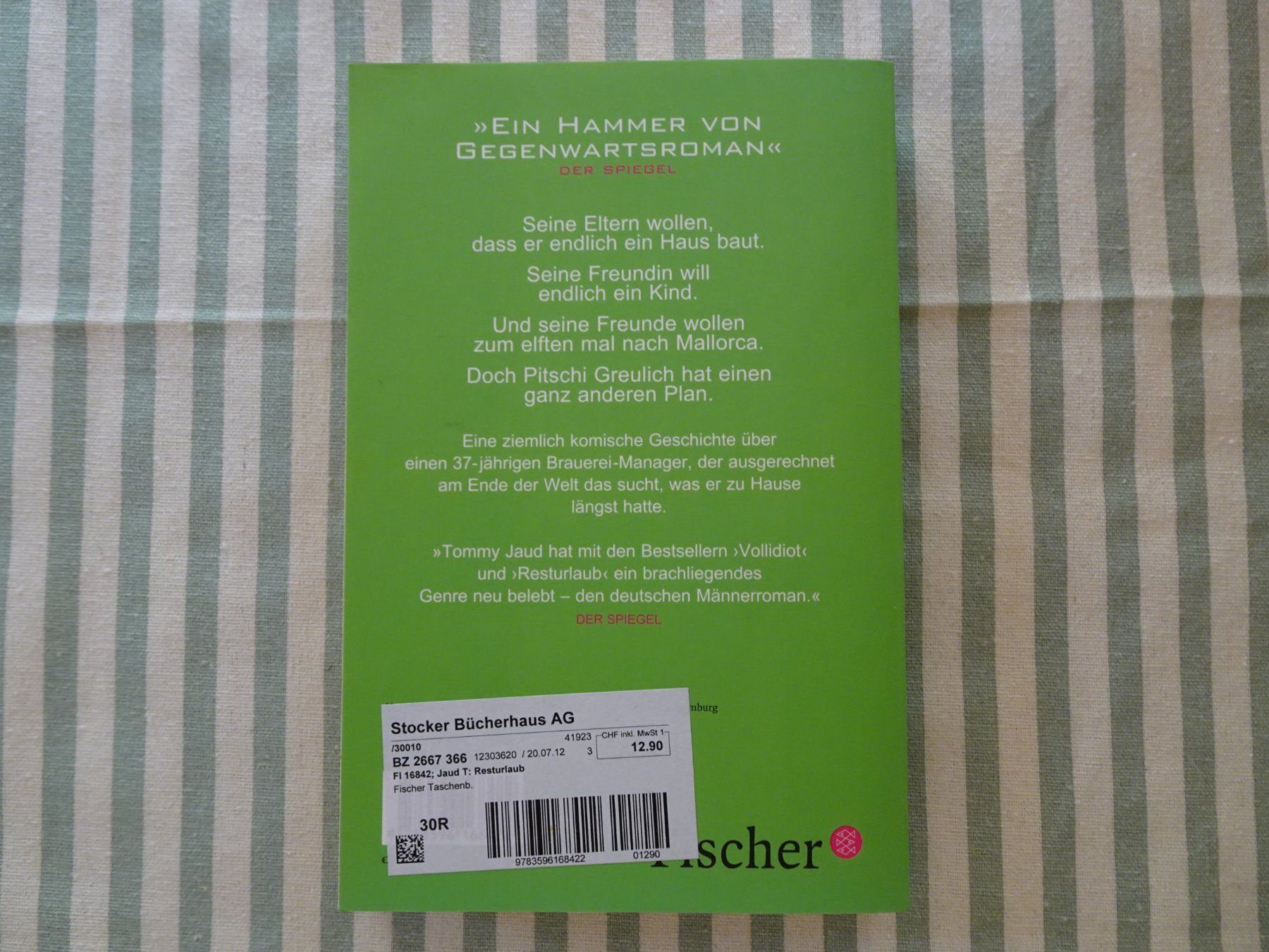 Libri: Tommy Jaud - Resturlaub - Das Zweitbuch - B913 – Usato da Küssnacht am Rigi venduto da Bookslove-Divers 2