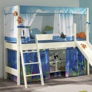 Paidi Betten: Kinder Hochbett Paidi mit Baldachin – Gebraucht aus Zürich von isa_7v2q