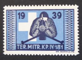 Soldatenmarken - Ter Mitrailleur Kp IV/181- Wi Ter 376 - **