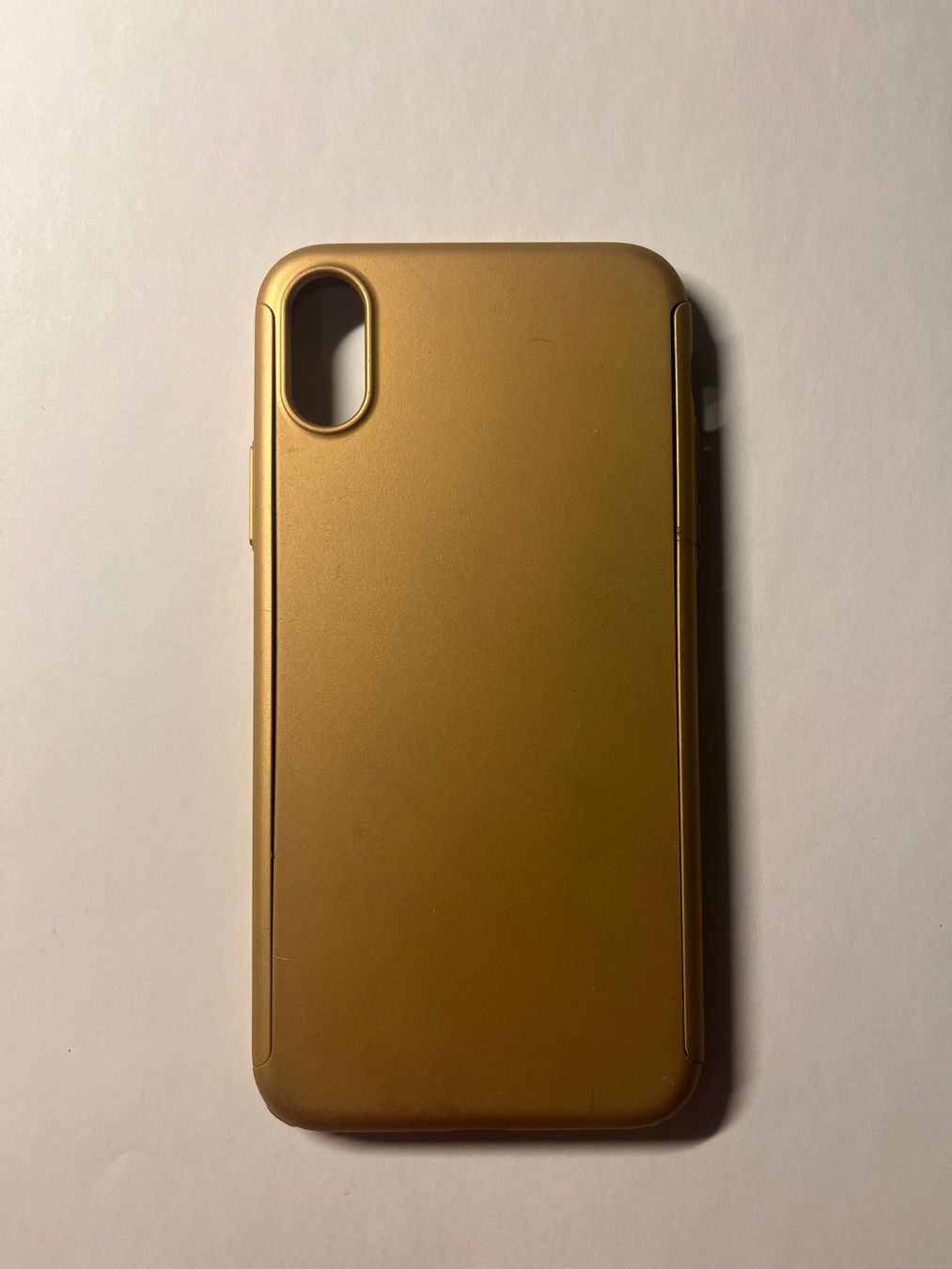 Coques & Protection écran: Schutzhülle Case 2 teilig iPhone X gold – Neuf (Voir description) à Hubersdorf par Gewonnen 1