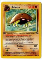 Kabuto Fossil Set 1.Edition 50/62 Deutsch Mint