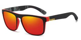 Polarisierte Casual Designer Sonnenbrille UV400 a1 rot-revo