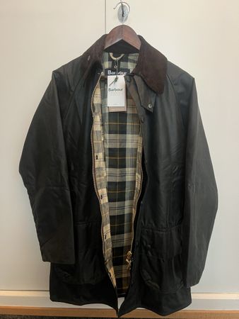 Barbour Beaufort Wachsjacke Sage Green EU 46 / UK 36 NEU