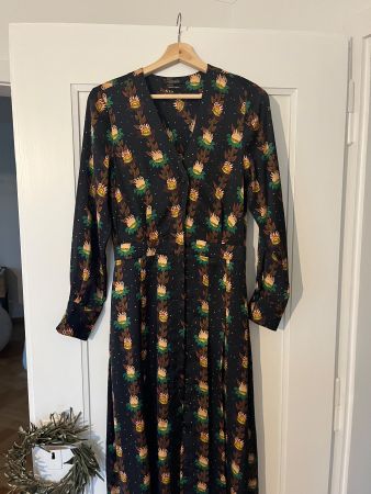 Scotch & Soda Kleid, Gr. S, Blumenmuster, Herbst / Winter