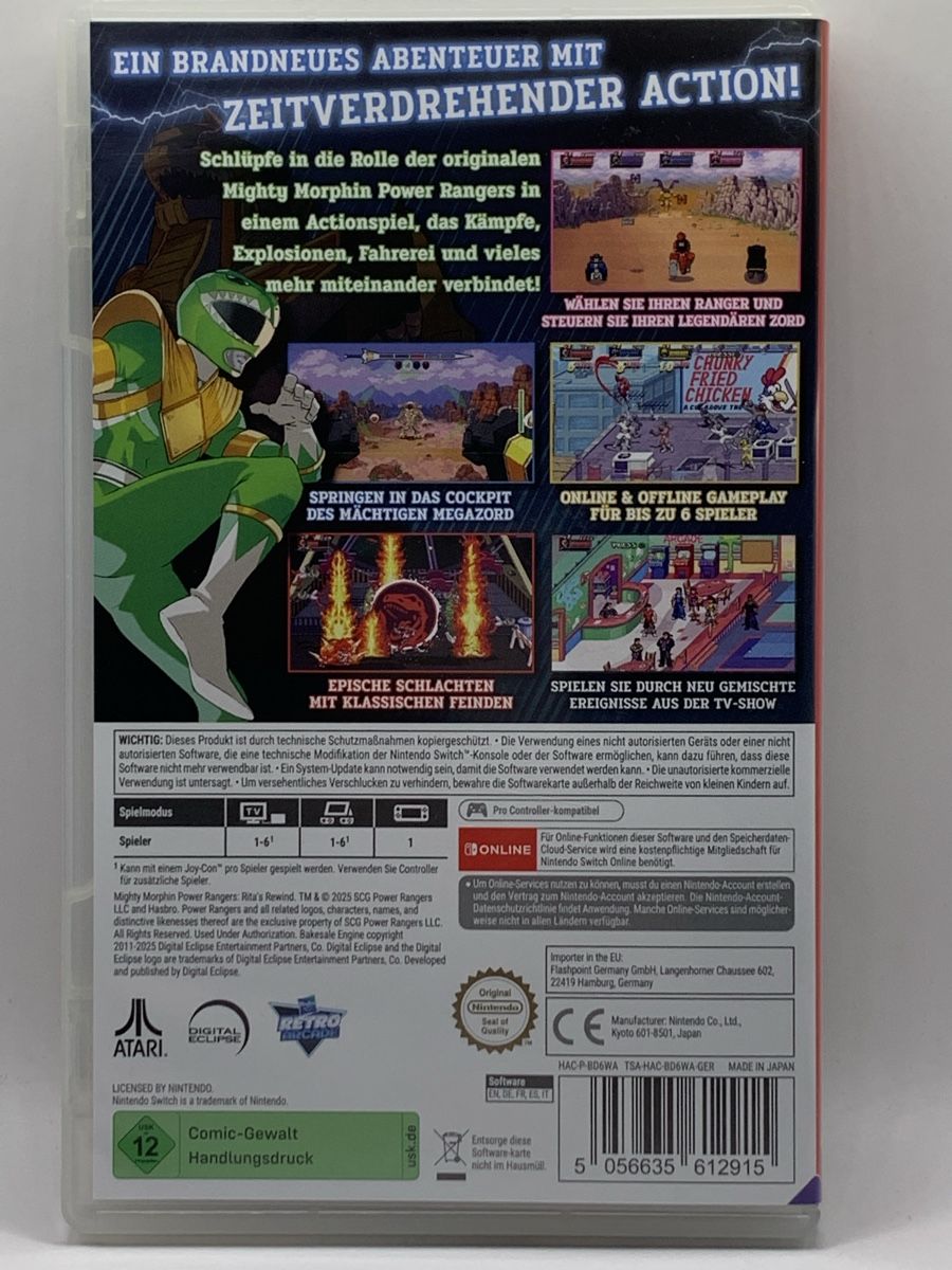 Nintendo Giochi: Nintendo Switch - Mighty Morphin Power Rangers – Usato da Ostermundigen venduto da RG-Collector 1