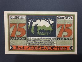 D.R Notgeld Suderode Bad 1921 n°1