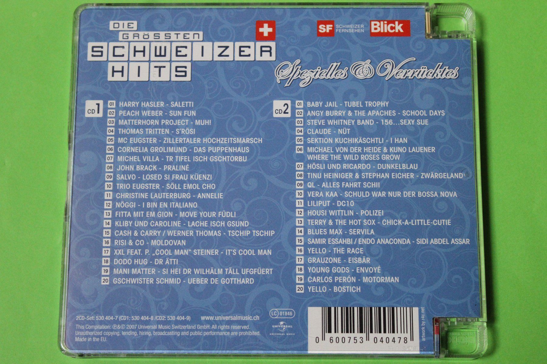 CD: Die grössten Schweizer Hits - Spezielles & Verrücktes 2CDs – Usato da Tübach venduto da JamesStone 2