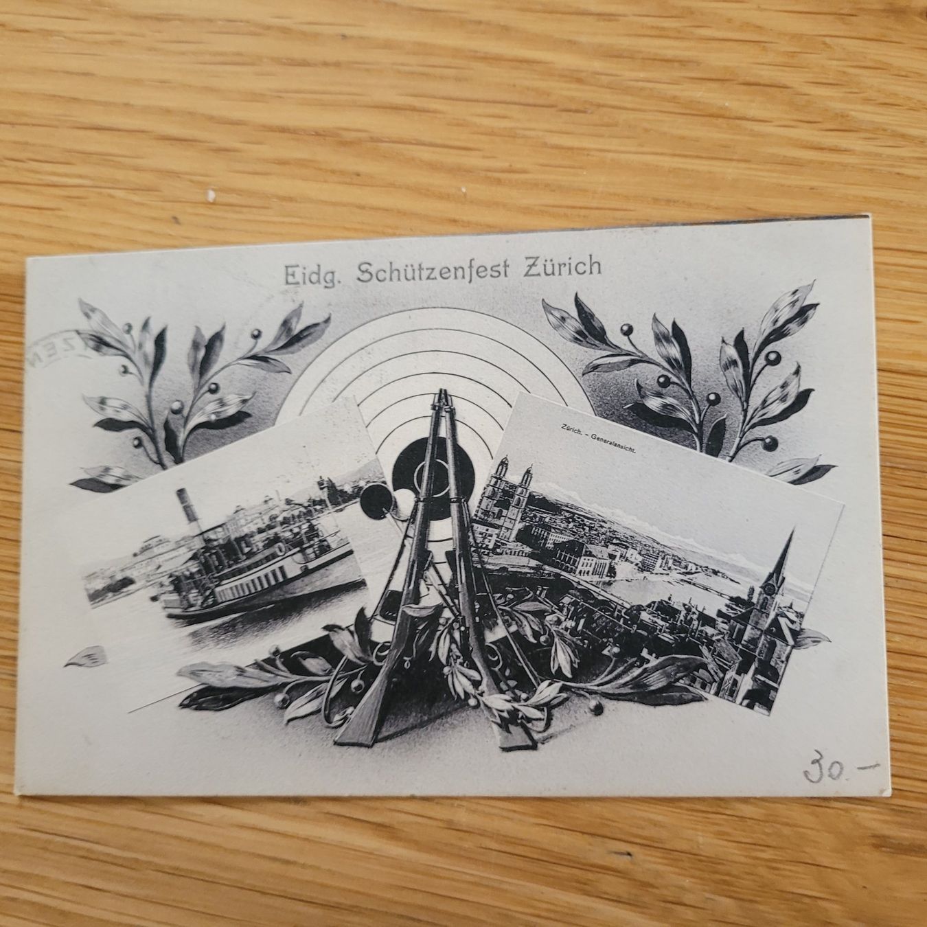 Ansichtskarten: Carte Postale Eidg. Schutzenfest 1907 – Gebraucht aus Biel/Bienne von Destockweb 1