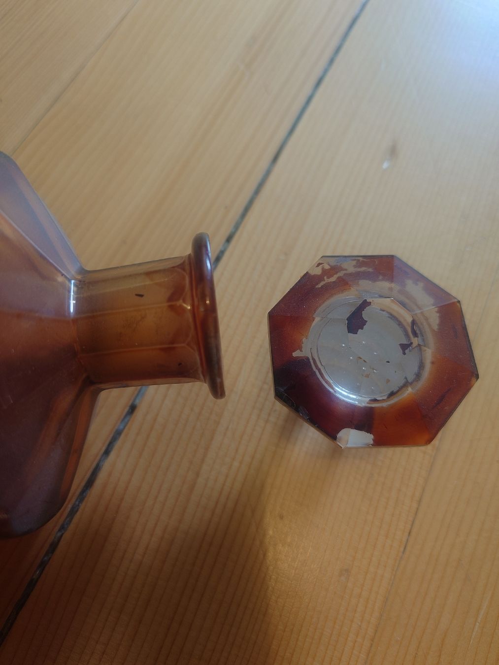 Accessori da laboratorio: Alte Apothekerflasche "Tinct. Cinnamom." 18cm Höhe – Usato da Bern venduto da Ricardodude73 1