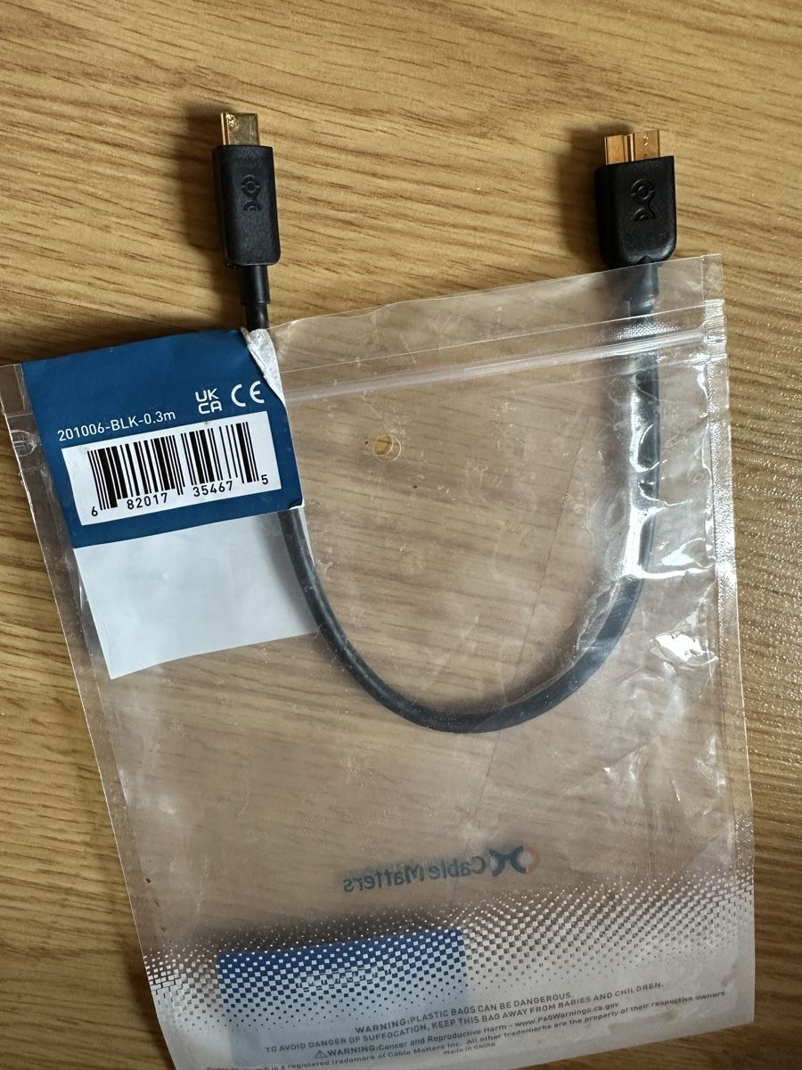 Cavi: USB-C zu Micro B – Nuovo (secondo la descrizione) da Münsingen venduto da Secondhand89
