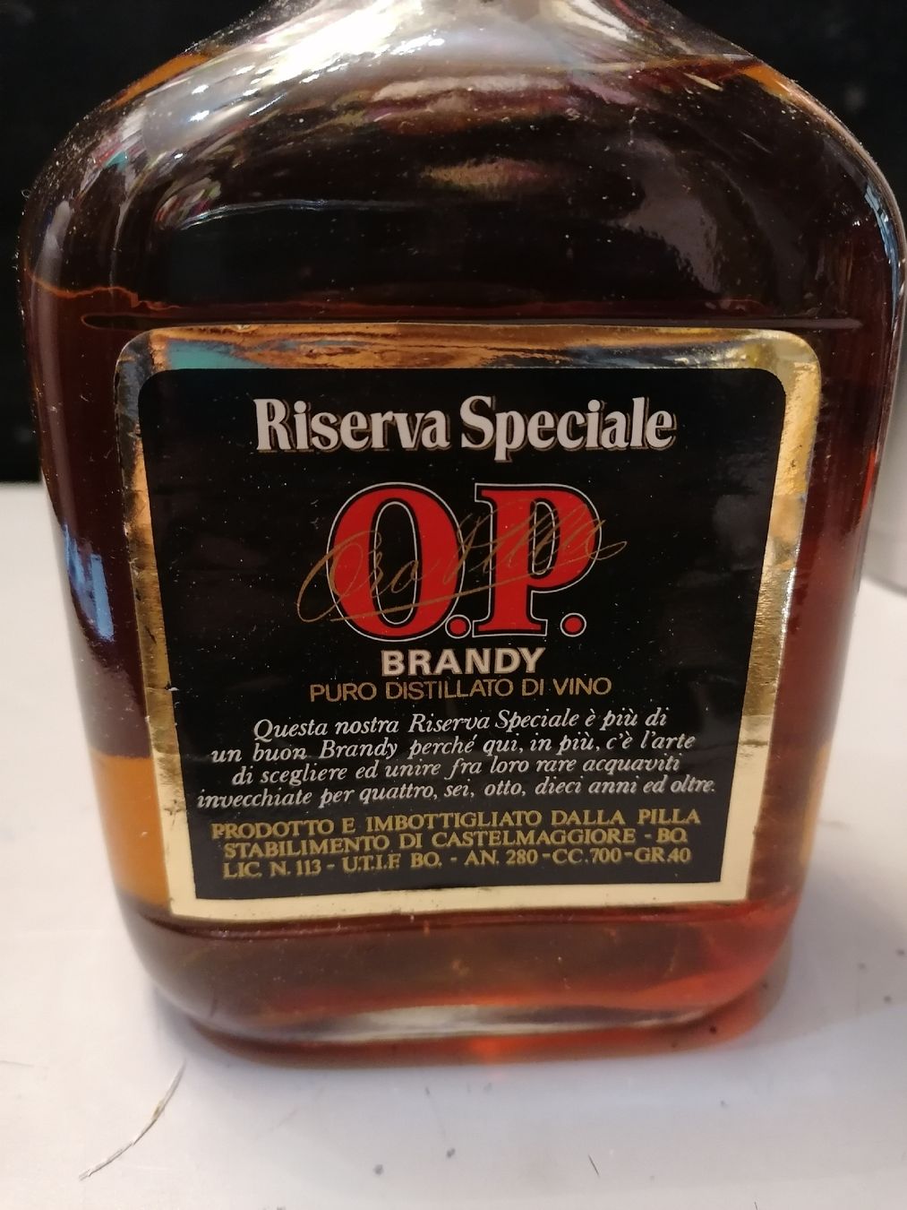 Bevande alcoliche: Brandy OP Riserva Speciale Italie 70cl Vintage – Nuovo (secondo la descrizione) da Genève venduto da Leboucheoreilles 3