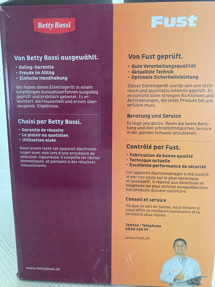 Betty Bossi Küchengeräte: Betty Bossi, Brotbackautomat Pro – Gebraucht aus Pfäffikon SZ von Etzelstuermer 1