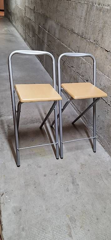Seggioloni: 2 chaises de bar en bois – Usato da Meyrin venduto da April73