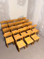 Stabile Kinderstühle aus Holz, ideal für Kindergarten/Krippe