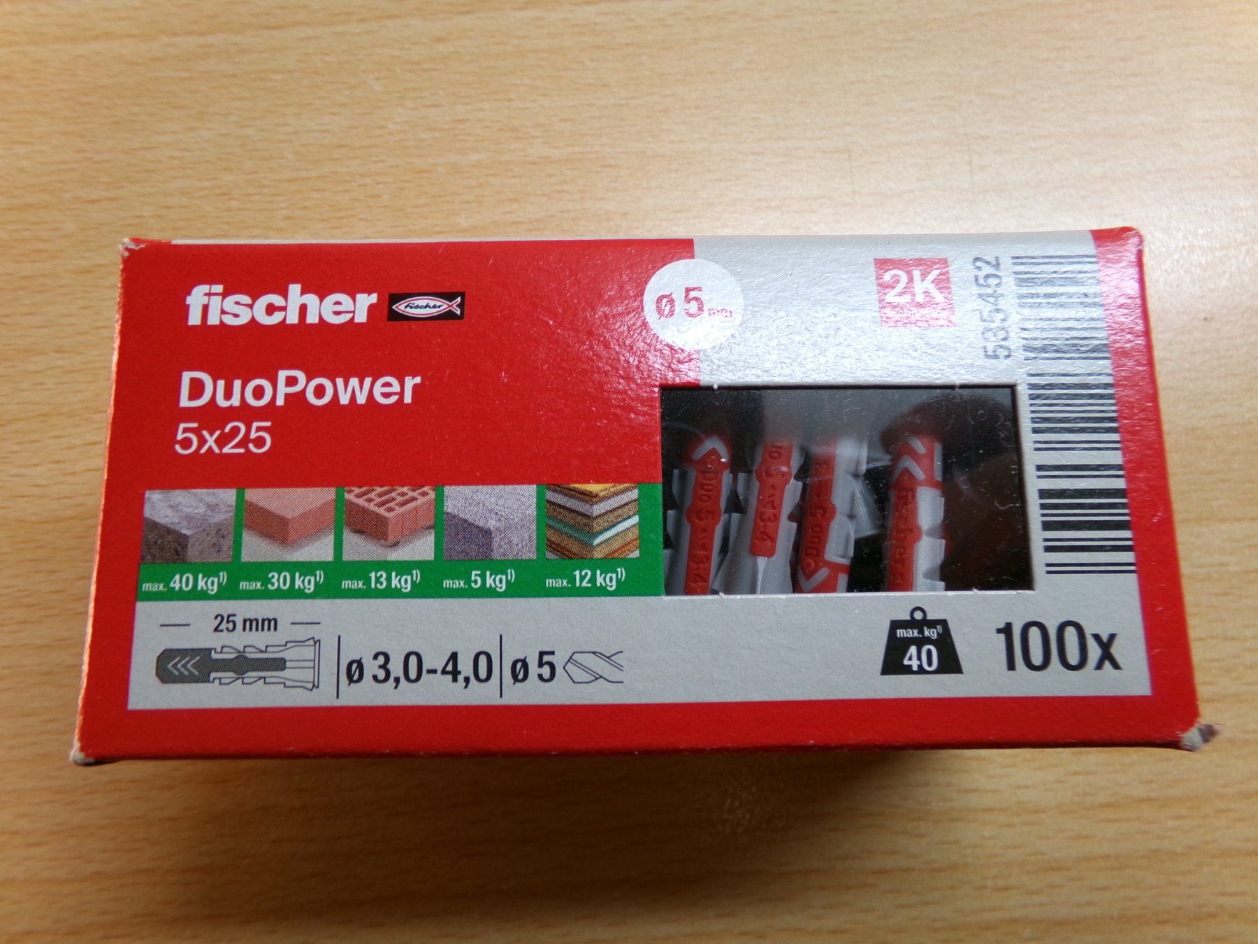 Eisenwaren: 200St. Fischerdübel 5x25 – Neu und originalverpackt aus Hombrechtikon von Maloev17 1