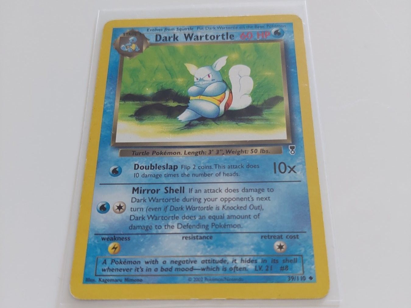 Cartoline: Dark Wartortle / Dunkles Schillock – Nuovo (secondo la descrizione) da Köniz venduto da Pokecollect