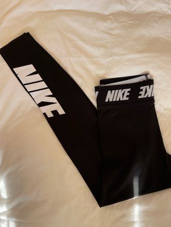 Schwarze Nike Leggins, Grösse XS