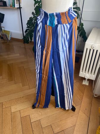 Oysho Sommerhose, Streifenmuster, Gr. M