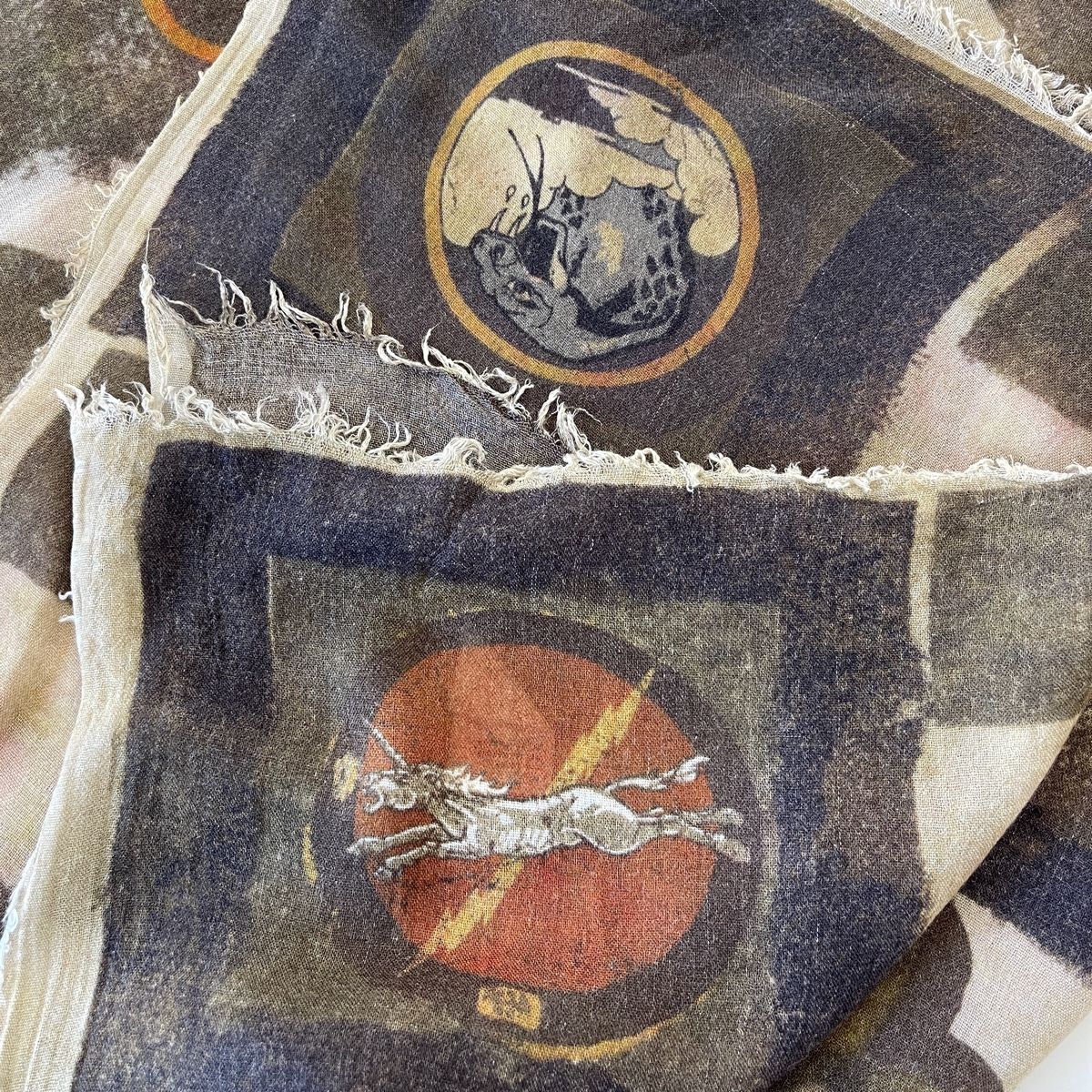 Foulard & Sciarpe: RUDE RIDERS Hand-Crafted Scarf – Nuovo (secondo la descrizione) da Emmen venduto da Nightingale_2022 6