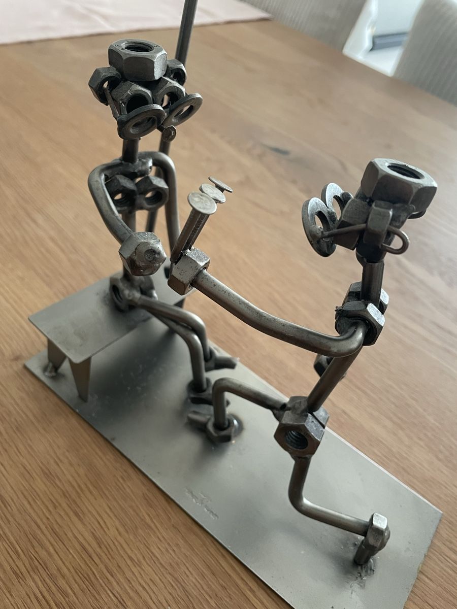 Sculture & Statue: Metallfigur Paar – Usato da Herisau venduto da Daisy8613 1