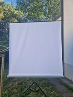Leinwand mit Stativ guter Zustand 200x200cm