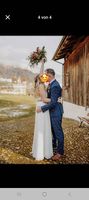 Braut Kleid modern 38 40 ivery