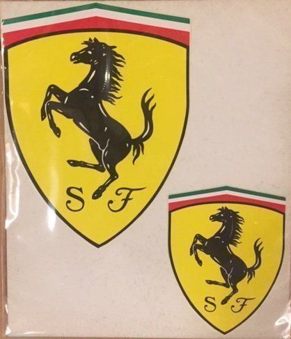 Ferrari Aufkleber 2er Set (Art. 824) Official Product