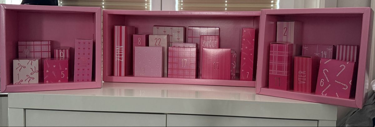 Calendari: Adventskalender pink - rosa – Nuovo (secondo la descrizione) da Basel venduto da jetzt-wird-gemistet 6